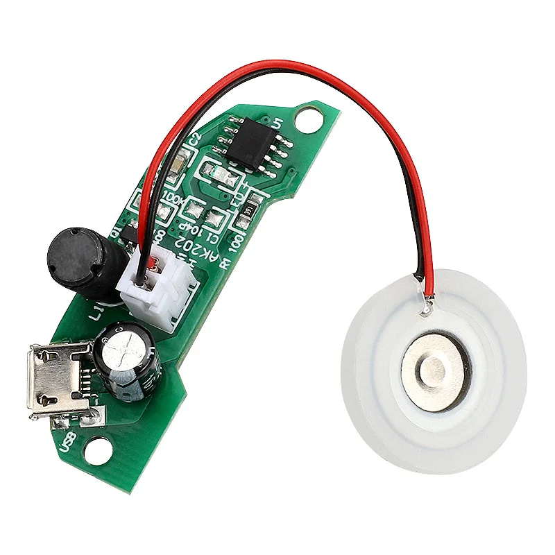 

USB Humidifier Spray Module Accessories Atomizing Sheet Circuit Board DIY Incubator Steam Experimental Equipment