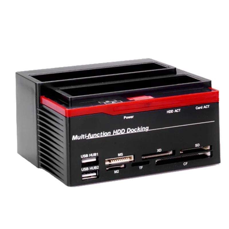 Фото Док-станция для жесткого диска, 2,5/3,5 дюйма, USB 2,0, 2 порта №4