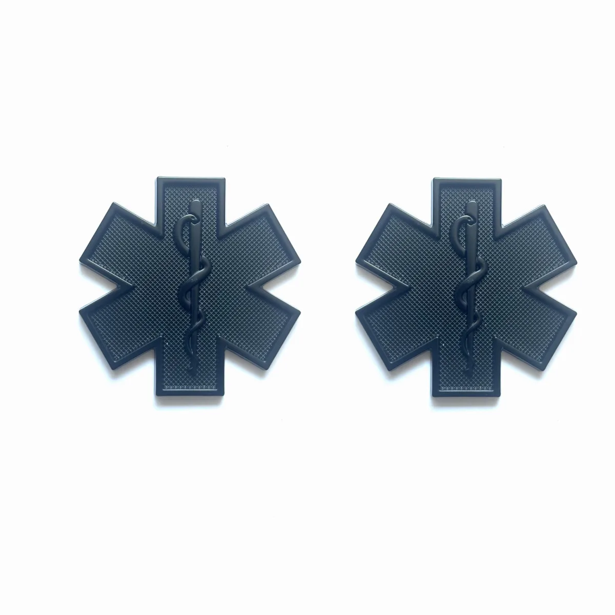 

Металлическая 3D наклейка «Звезда жизни», автомобильная наклейка, Стайлинг, красный логотип аварийной скорой помощи, персонализированная модификация, металлическое украшение от царапин