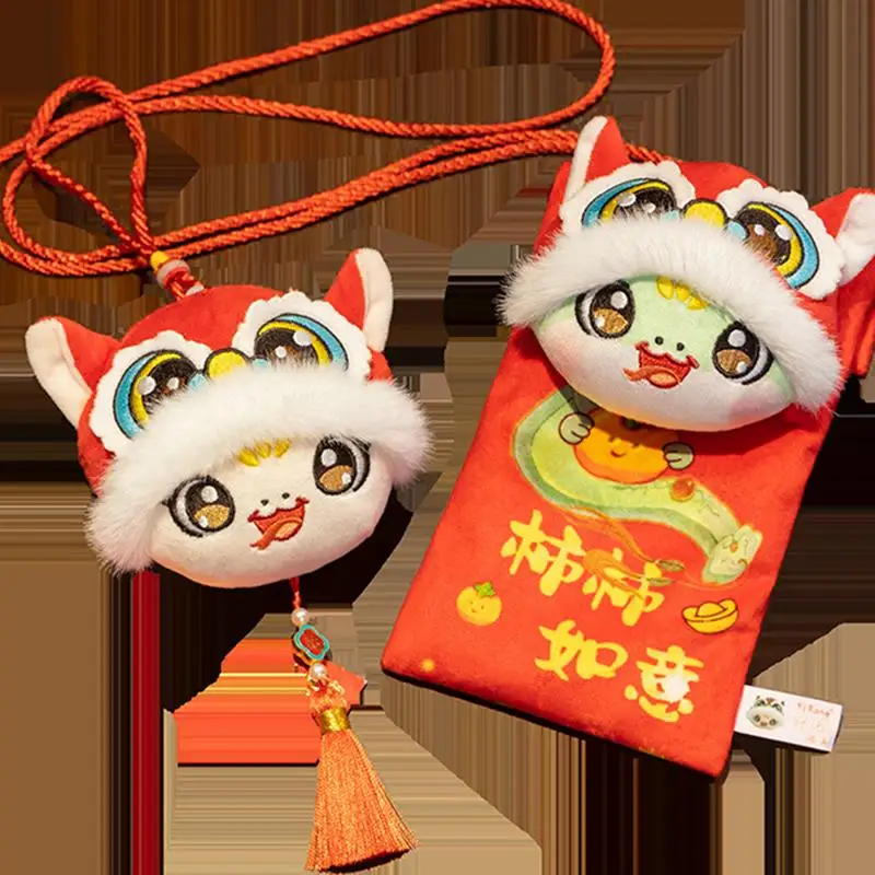 Змея Подвесные Куклы Лунный Новый Год Плюшевая 2025 год Опудала Змеи Китайская для