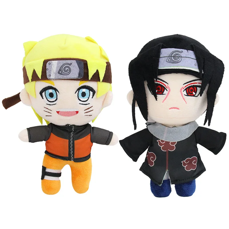 

Аниме периферийная плюшевая игрушка Наруто Учиха Итачи хлопковая кукла мультяшный подарок мягкий милый Рождественский подарок на день рож...