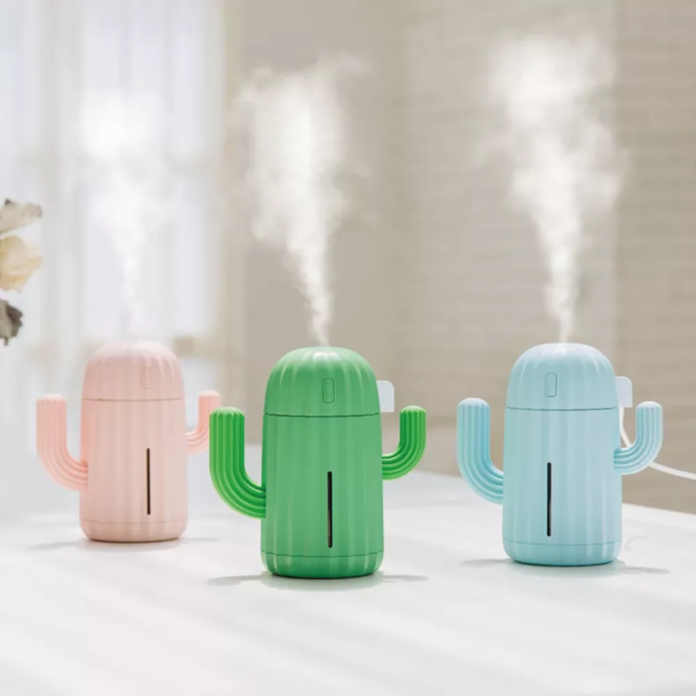 

USB-увлажнитель воздуха в виде кактуса, 340 мл