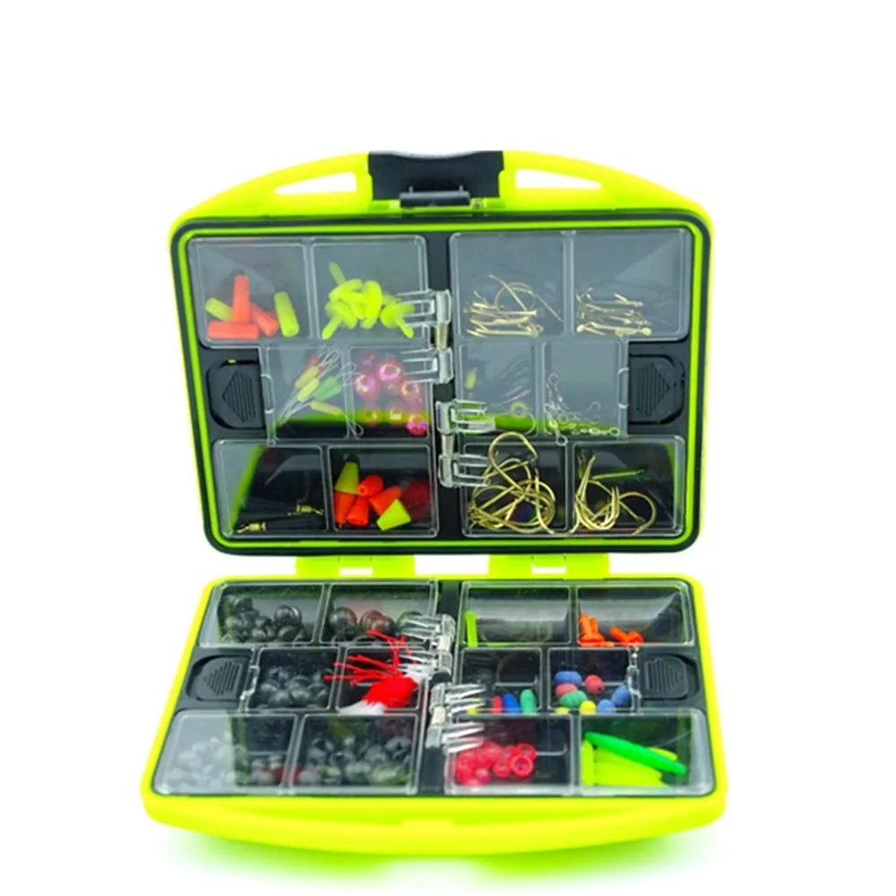 New Arrival Rock Fishing Accessories Box Surf Casting fishing tackle box Swivel Jig Hooks tools set