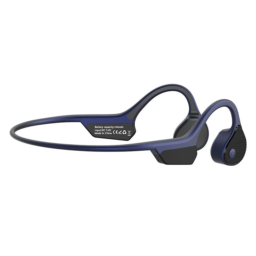 

PRO9 Headset with Bone Conduction Headset Wireless Bluetooth 5.0 Headset Sports Waterproof Bluetooth Headset Blue