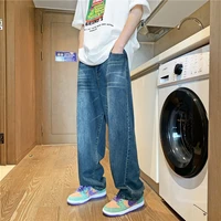 wide leg jeans trendy brand ins retro high street versatile korean style loose straight trousers men %d0%b4%d0%b6%d0%b8%d0%bd%d1%81%d1%8b hiphop