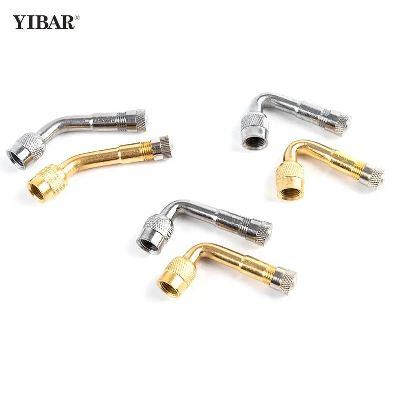 

1Pc Motorcycle 45 90 135 Degree Angle Bent Valve Adaptor Tyre Tube Valve Extension Adapter for Truck Bike Car Accessories