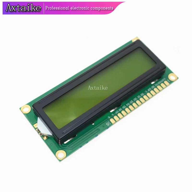 

1PCS LCD1602 1602 module green screen 16x2 Character LCD Display Module.1602 5V green screen and white code for arduino