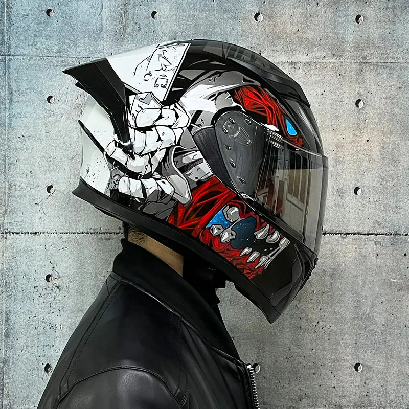 Мотоциклетный шлем JIEKAI полностью закрытый для мужчин гоночный мотоциклетный в