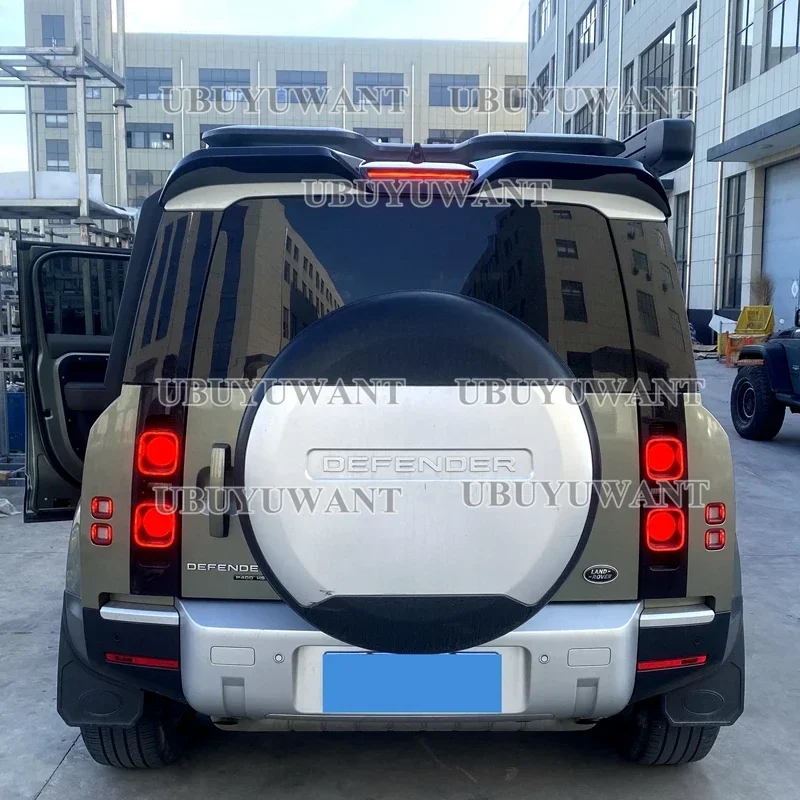 Новый дизайн черный задний спойлер из АБС-пластика крыло для Land Rover Defender 2020 2021 2022