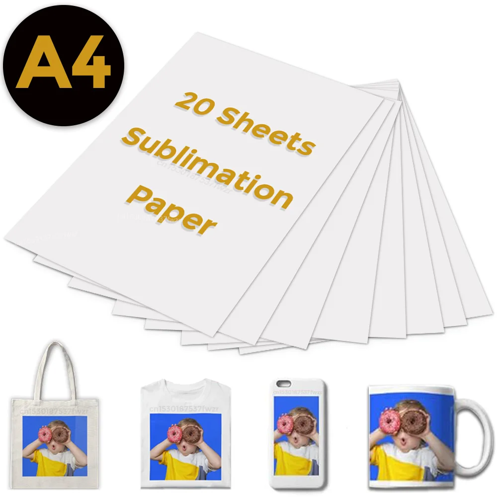 

Сублимационная бумага A4 для футболок 20 листов