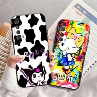 cute hello kitty kromi phone case for huawei p smart z 2019 2021 p20 p20 lite pro p30 lite pro p40 p40 lite 5g silicone cover