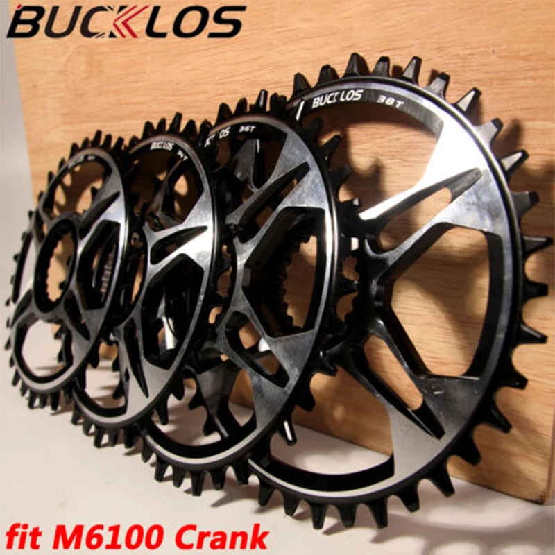 

BUCKLOS Direct Mount Chainring 32T 34T 36T 38T Narrow Wide Chainwheel 12S Single Crankset for Shimano 12 Speed M6100 M7100