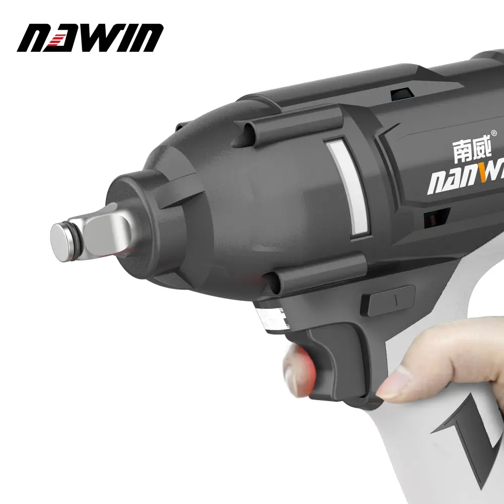 

NANWEI 600N Easy Removal Of Car Tires Industrial Brushless Lithium Wrench Super Torque Cordless Electric Wrench