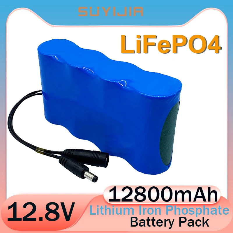 

LiFePO4 4S1P 32700 12.8V 12.8Ah 40A Lithium Iron Phosphate Battery Pack Built-in BMS for Aircraft Model Car Model Balance RC Toy