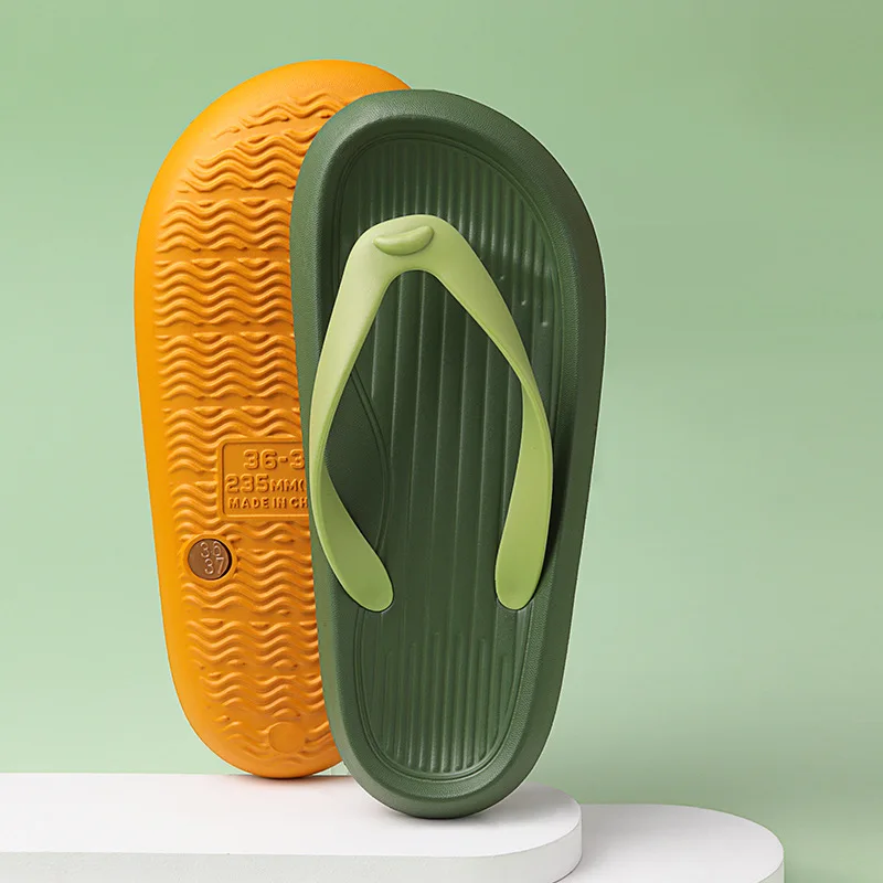 Шлепанцы из ЭВА для мужчин и женщин пляжные сандалии на толстой платформе мягкая