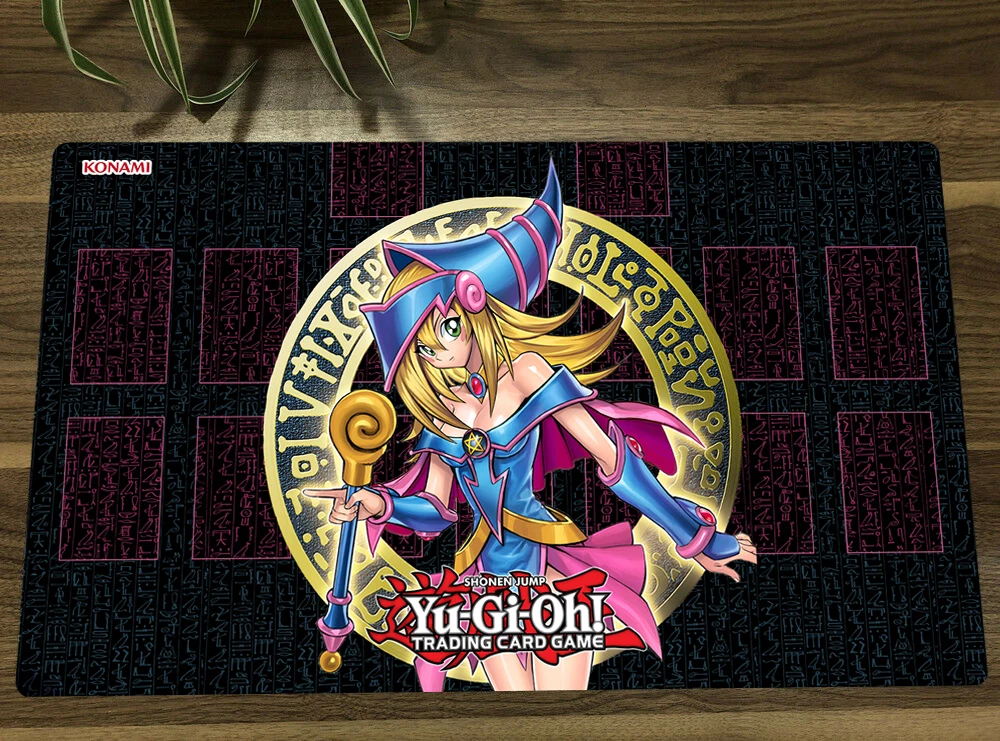 Игровой коврик YuGiOh Dark Magician Girl TCG геймерский для торговых карт настольный игровой
