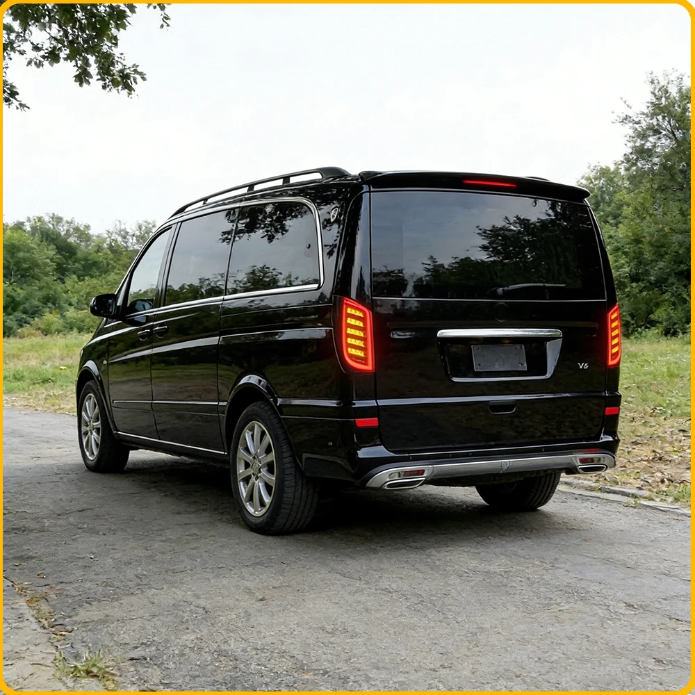 Динамические светодиодные задние фонари для Mercedes-Benz VitoViano W639 2004-2016, 24-стилевая версия, установка Plug and Play, автомобильные аксессуары (art.: 3920db2e34495) - 3920db2e34495