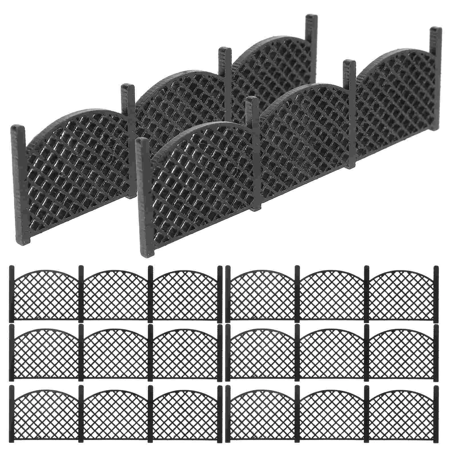 8 шт. мини-забор миниатюрные декоративные заборы цветочный горшок микро-пейзаж