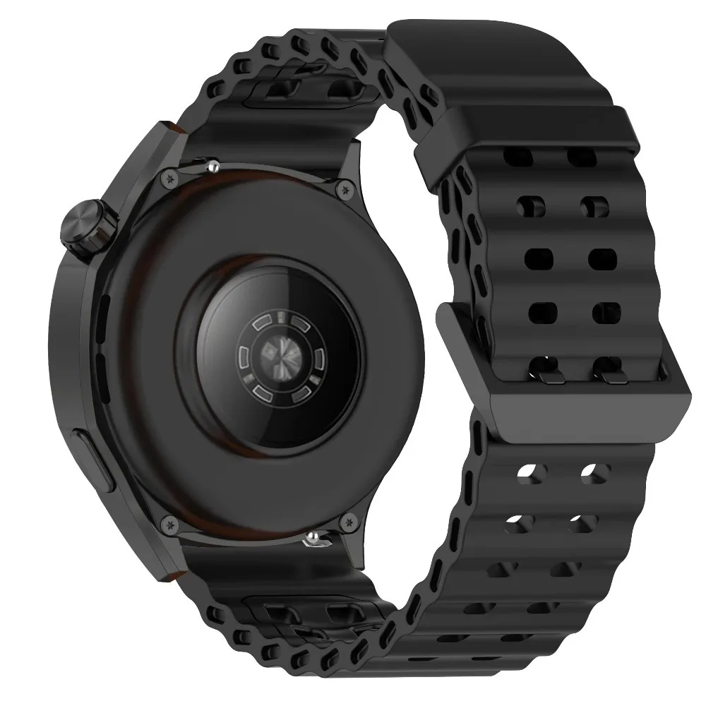 Фото Силиконовый ремешок Ocean Strap 22 мм для Xiaomi Watch 5 S4-3-2-1, дышащий браслет для часов OPPO Watch X X2 X3 S/Realme Watch 5 №3
