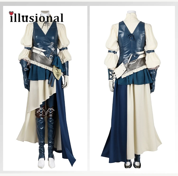 Костюм для косплея иллюзионной финальной фантазии XVI FF16 Джилл Уоррик из игры