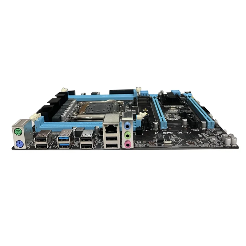 

X79 Motherboard+E5 2630 V2 CPU+DDR3 4G RECC RAM+Fan+SATA Cable+Switch Cable+Baffle+Bracket LGA2011 M.2 NVME Gigabit LAN