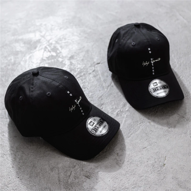 Yohji Cap Diablo Style Alphabetic Slogan Signature Embroidered Baseball Cap Luxury Brand Summer Outdoor Peaked Cap Sun Hat