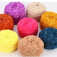 100gball soft milk cotton blends polyester blended chenille wool yarn chunky for hand knitting diy crochet hat scarf thread fur