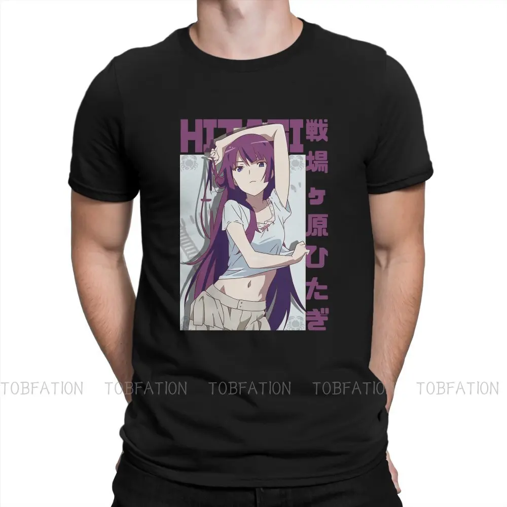 

Monogatari Young Adult Weird Fiction Senjougahara Hitagi T Shirt Men Ofertas O-Neck Tshirt Cotton Harajuku Streetwear