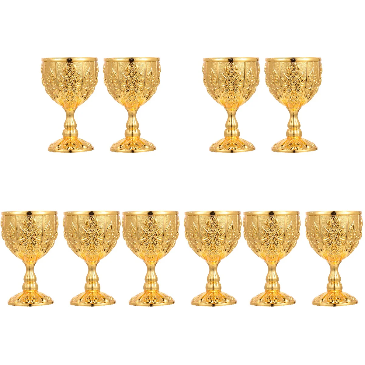 

Стаканы стаканы винтажные старинные чаши Королевский питьевой стебель золотой Хэллоуин Золотой контейнер тостов Европейский сплав ретро