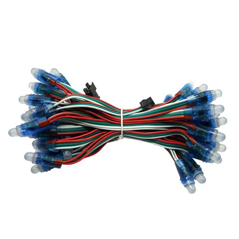 

100Pcs/Lot 12Mm WS2811 2811 IC RGB LED Pixels Module String Light DC 5V IP68 Waterproof Holidays/Christmas/ Festiv