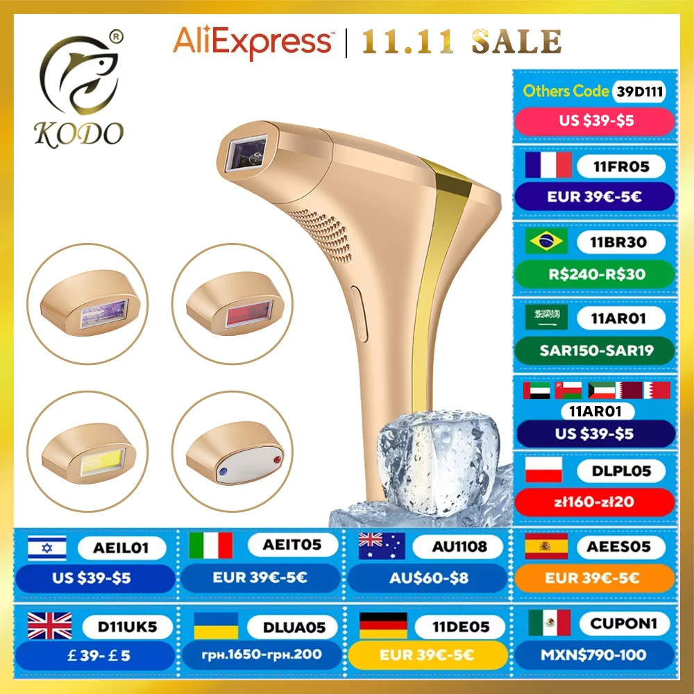 KODO 2024 Высококачественная настройка льда Лазерная эпиляция Лазерный эпилятор