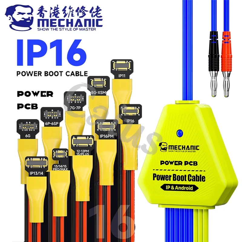 

Механическая плата питания iPhone Android, кабель загрузки питания для Iphone 6G-16PM/Android, обнаружение активации аккумулятора для мобильного iboot