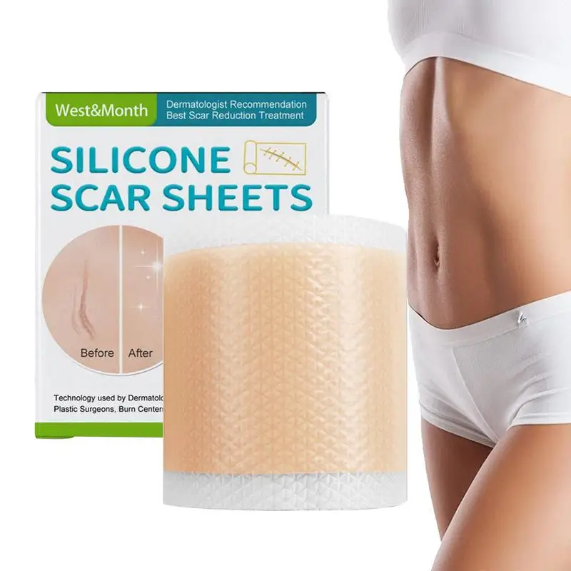 

Silicone Scar Removal Scar Removal Patches For Face Reusable Scar Strips For Scar Reducing Scar Care Supplies For Burn Tummy