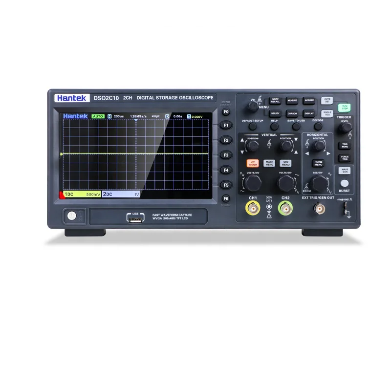 

Hantek DSO2C10 Digital Oscilloscope Dual Channel 100MHZ Bandwidth Handheld Economical Oscilloscope