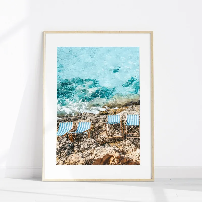 Amalfi Coast фотография пейзажный постер средиземноморский итальянский пляж Positano холст картина настенное искусство гостиная домашний декор