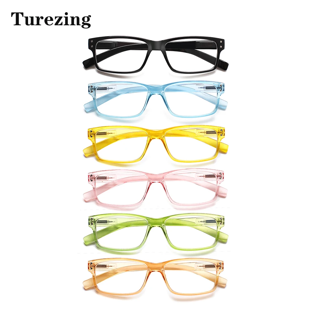 

Turezing New Reading Glasses Blue Light Blocking Metal Hinge Men and Women HD Eyeglasses+0--+400