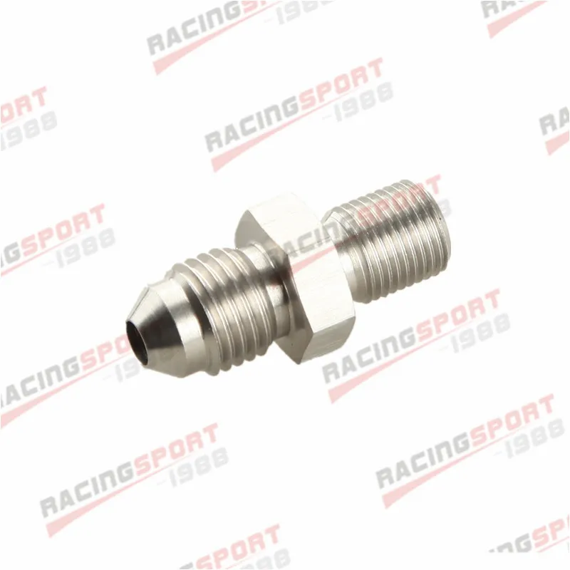 

AN-4 AN4 To 1/8" BSP BSPP Male Stainless Steel Straight Adapter Fitting