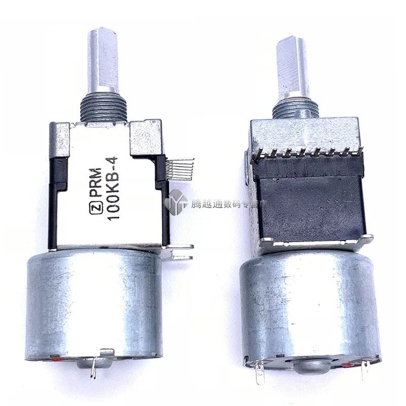 

100KB-4 Z brand RK168 motor potentiometer double B100K*2 axis 20MM power amplifier drive volume potentiometer