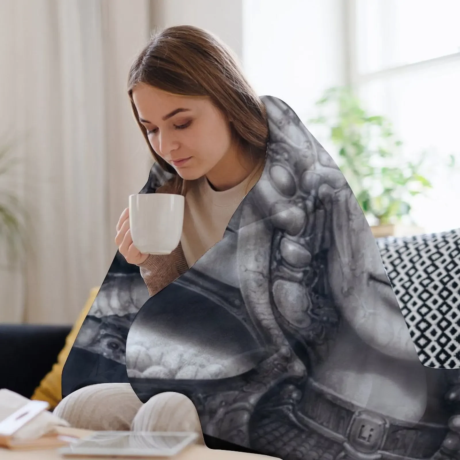 H.R. Giger - Li Мягкое плюшевое одеяло