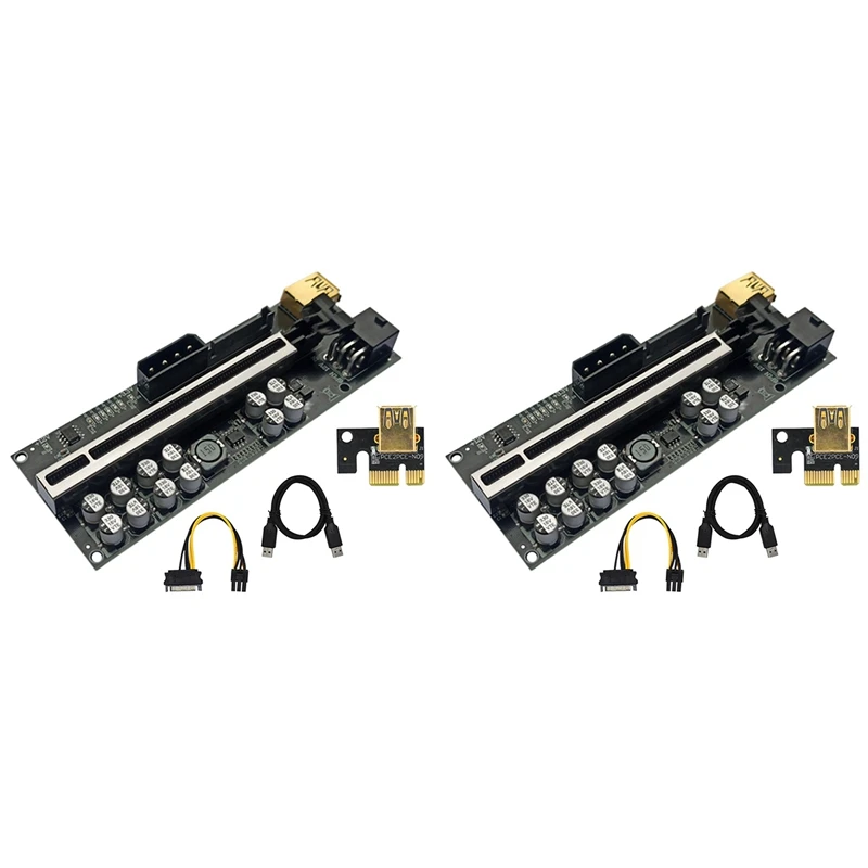 

2 шт., плата расширения VER018 Plus PCI-E, 1X до 16X