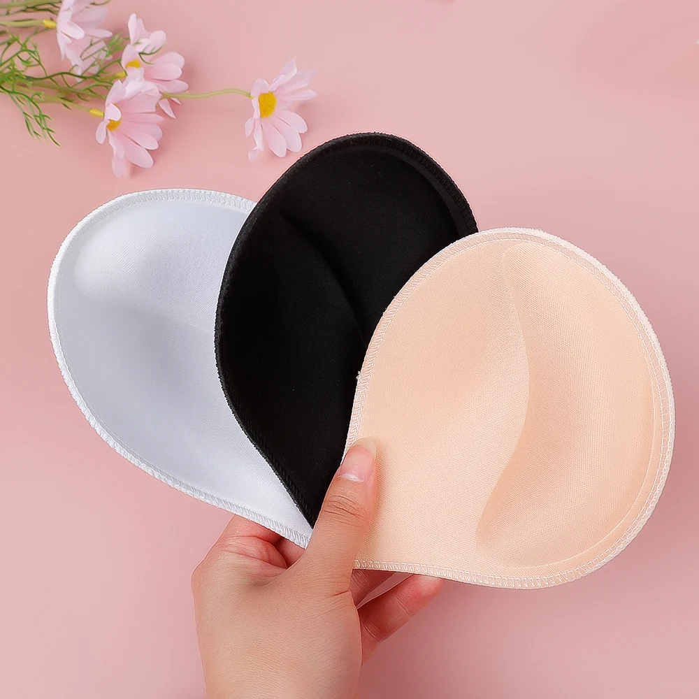 2/4Pcs Push Up Bra Pads Inserts Women Underwear Small Breast Lift Breathable Sponge Padded Bra Pad Lining Swimsuit Bra Insert