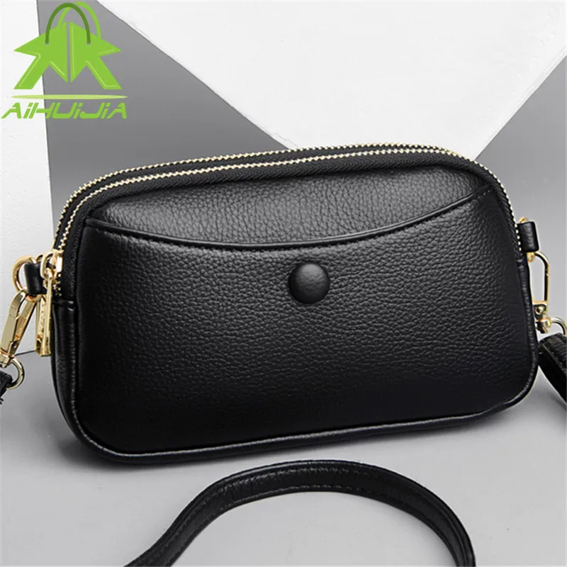 

Fashion All-match Solid Color Messenger Bag Small Womens Shoulder Bags 2021 New High Quality Pu Leather Women Handbag and Purse