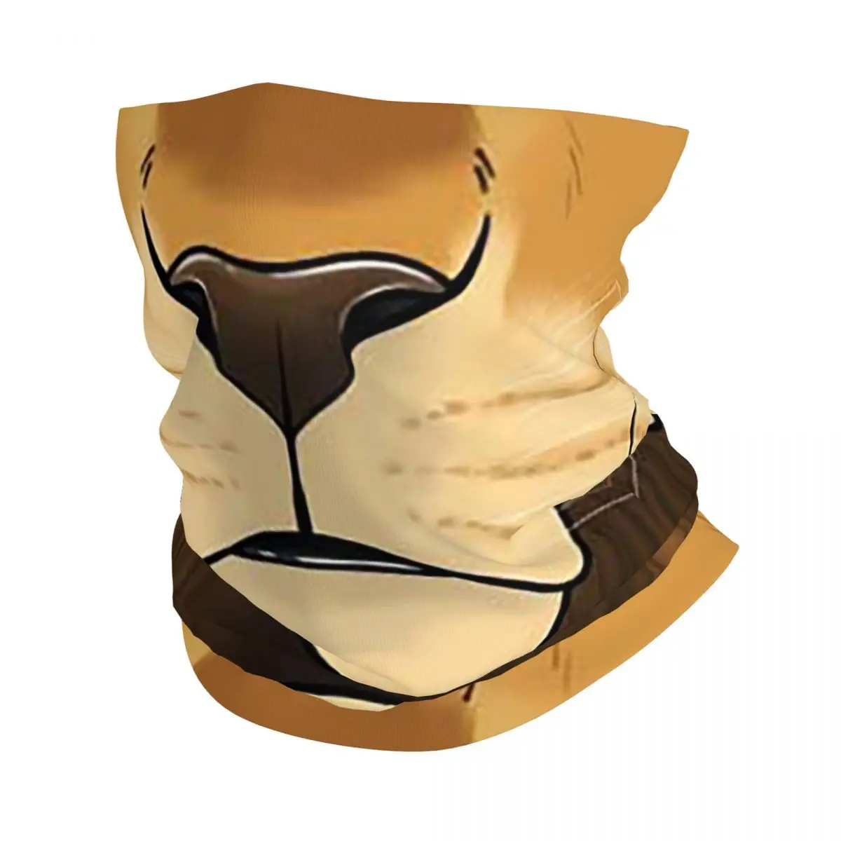 Бандана-шарф с принтом льва для мужчин и женщин