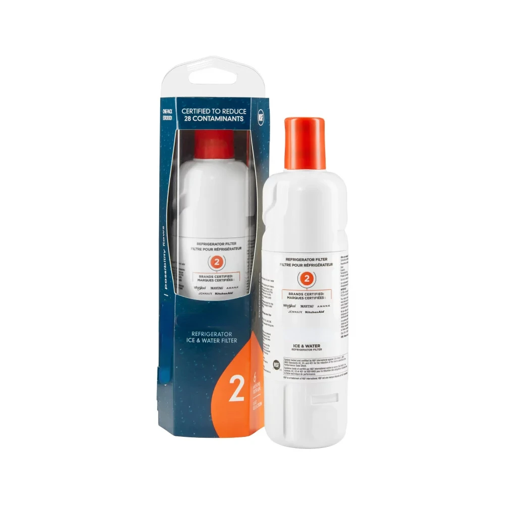 

Ice and Water Refrigerator Filter 2, EDR2RXD1, Single-, Orange