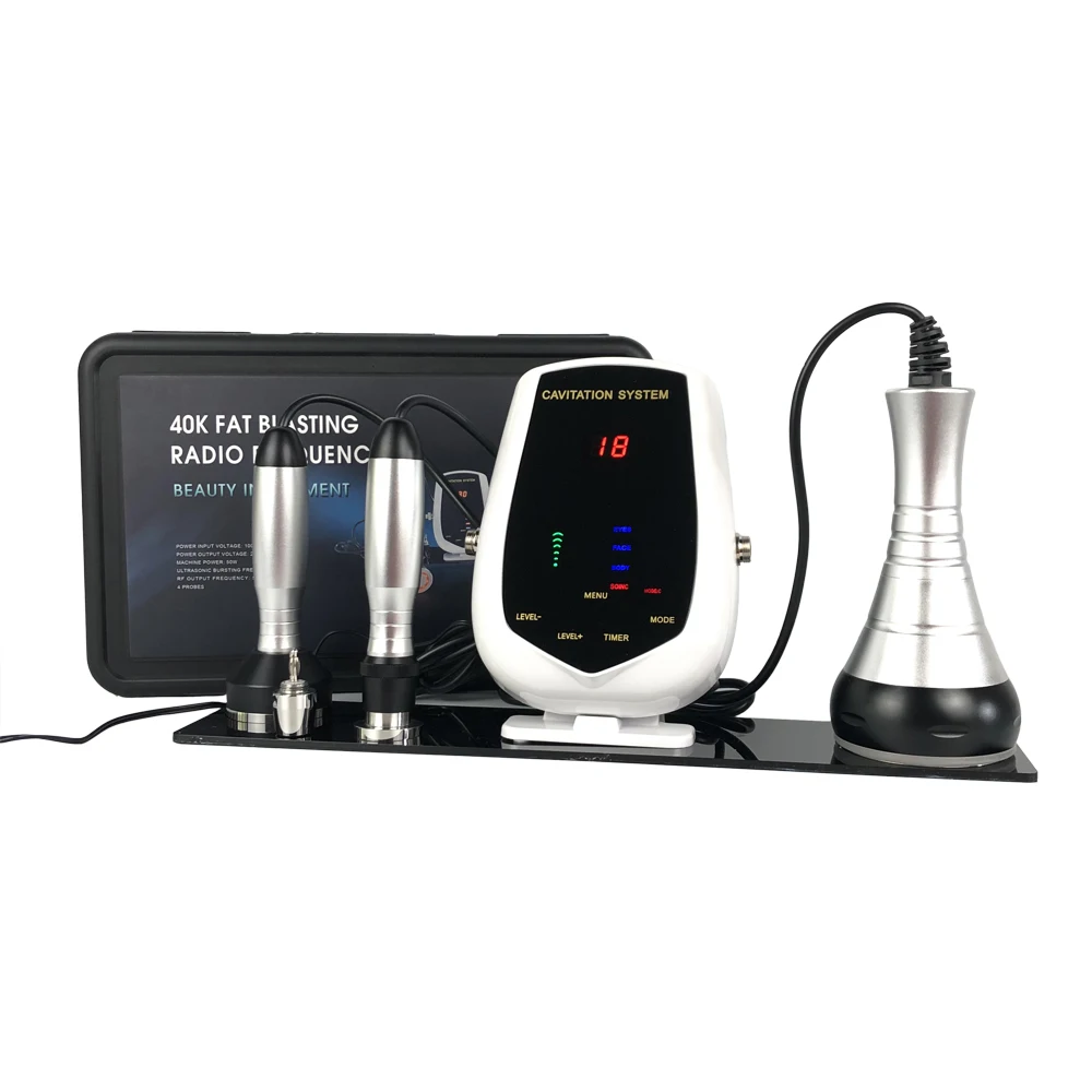 Enlarge 3 in1 40KHz Ultrasonic Cavitation 2022 Bi-Polar Radio Frequency Face Body Beauty Machine Home Salon Spa Use Weight Loss Slimming