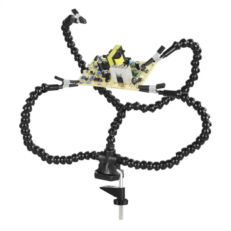 

Soldering Hand Tool Clamp Desk Clip PCB Soldering Holder Flexible Arms PCB Welding Accessories Tig Holder Welding Repair Tool