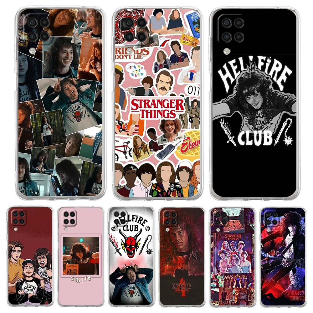 

Stranger Things Poster TV Phone Case Cover For Samsung Galaxy A53 A32 A52 A72 A13 A22 A51 A71 A41 A31 5G Transparent Soft Shell
