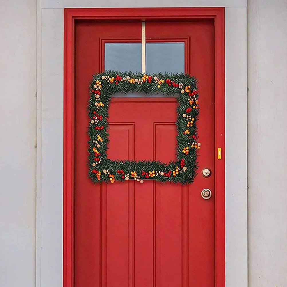 Украшение гирлянды DIY цветочные рамка квадратный венок аксессуары украшают