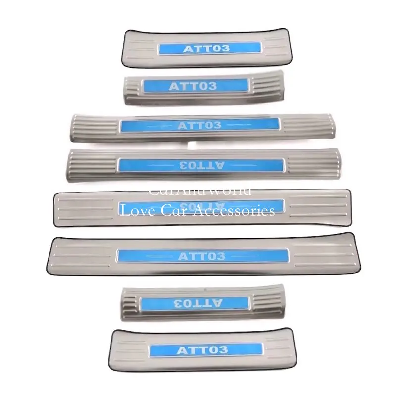 Накладка на порог внешней и внутренней двери из нержавеющей стали накладка