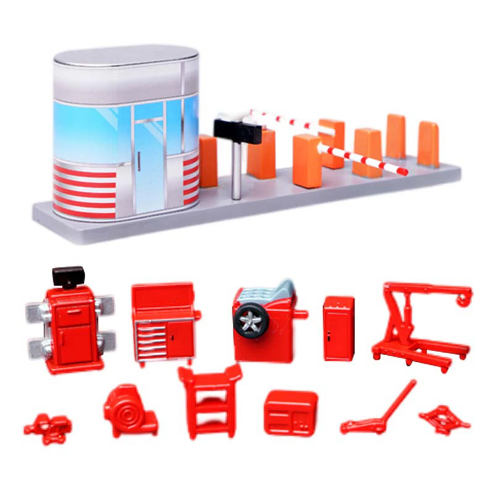 

1/64 Diorama Model Display Maintenance Tools Scenery For Model Car SC06 SC03A